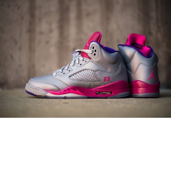 Jordan Shoes - AIR JORDAN 5 RETRO | GS 'CEMENT GREY PINK